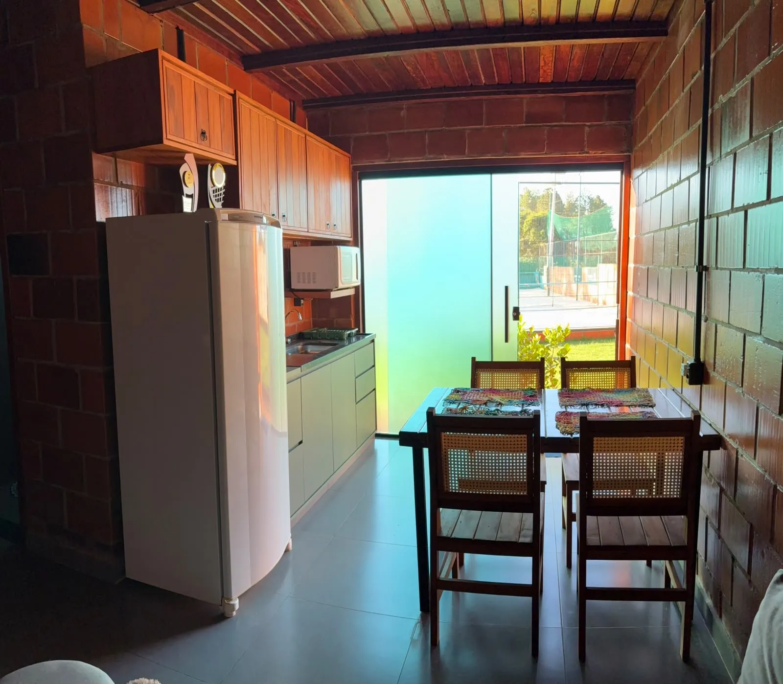 Interior do Chalé Believe